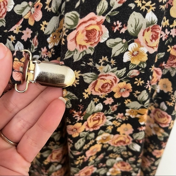 VINTAGE 90s My Michelle Floral midi dress Size 9/10 fits like a small - Picture 10 of 14